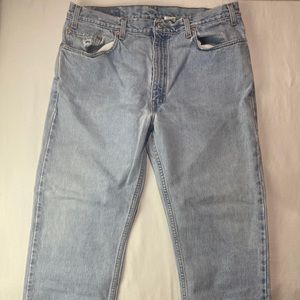 Vintage 90s Levi's 505 Straight Leg Denim Jeans Men's Size 38x30 Regular Fit EUC